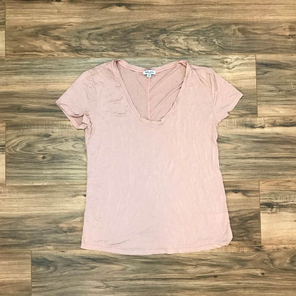 Splendid Stretch Rayon Super Soft Short Sleeves T